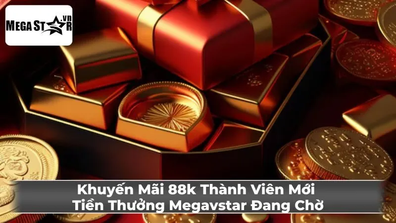 Khuyến Mãi 88k Thành Viên Mới, Tiền Thưởng Megavstar Đang Chờ